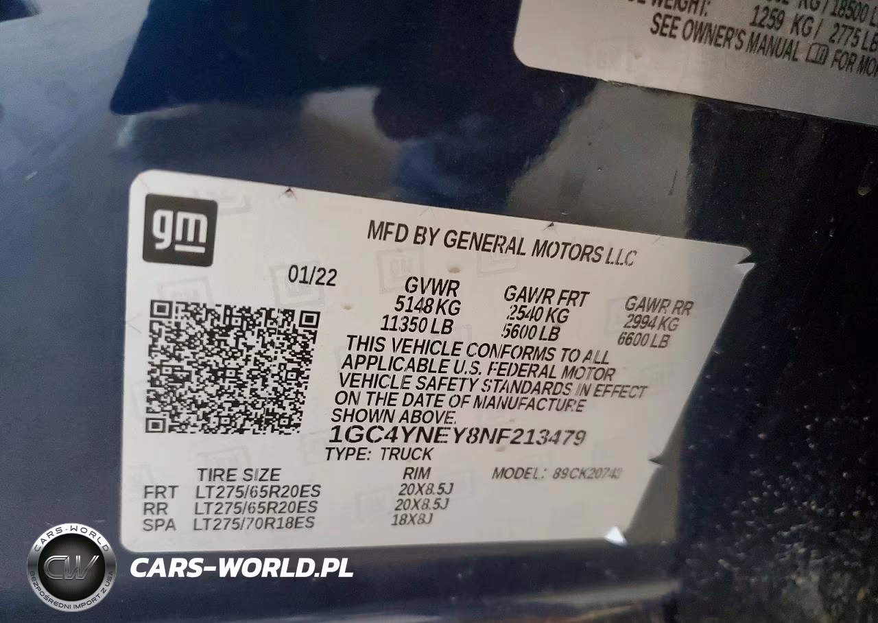 2022 Chevrolet Silverado K2500 Heavy Duty Lt VIN:1GC4YNEY8NF213479 - 13