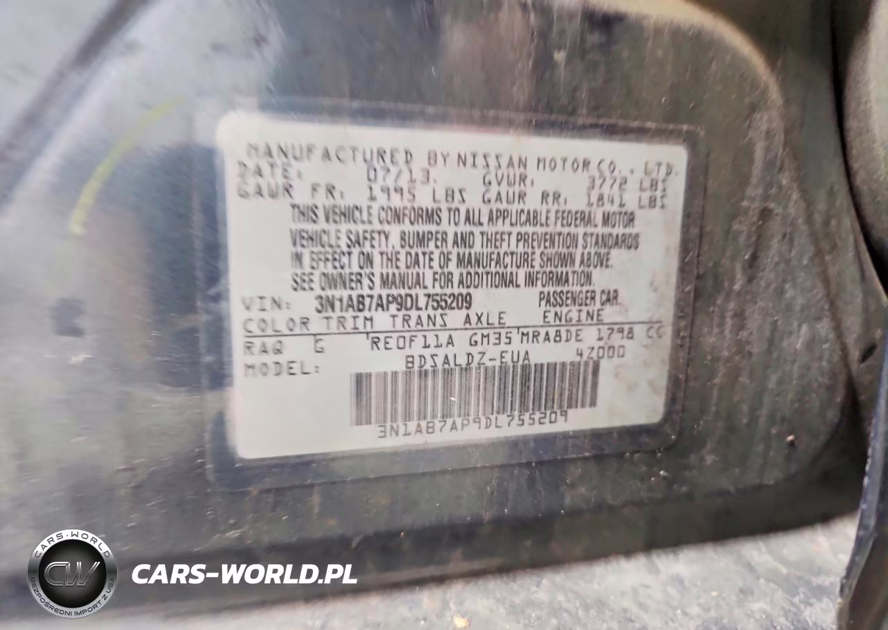 2013 Nissan Sentra S VIN:3N1AB7AP9DL755209 - 12