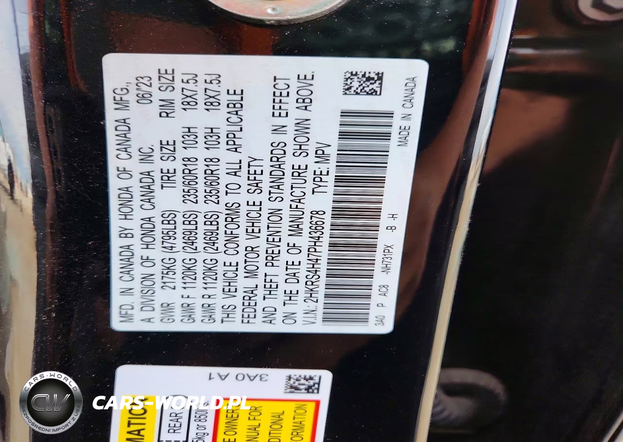 2023 Honda Cr-V Ex VIN:2HKRS4H47PH436678 - 13