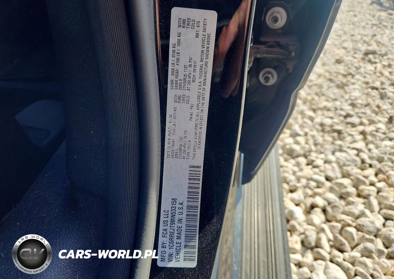 2021 Ram 1500 Laramie VIN:1C6RREJT9MN533158 - 12