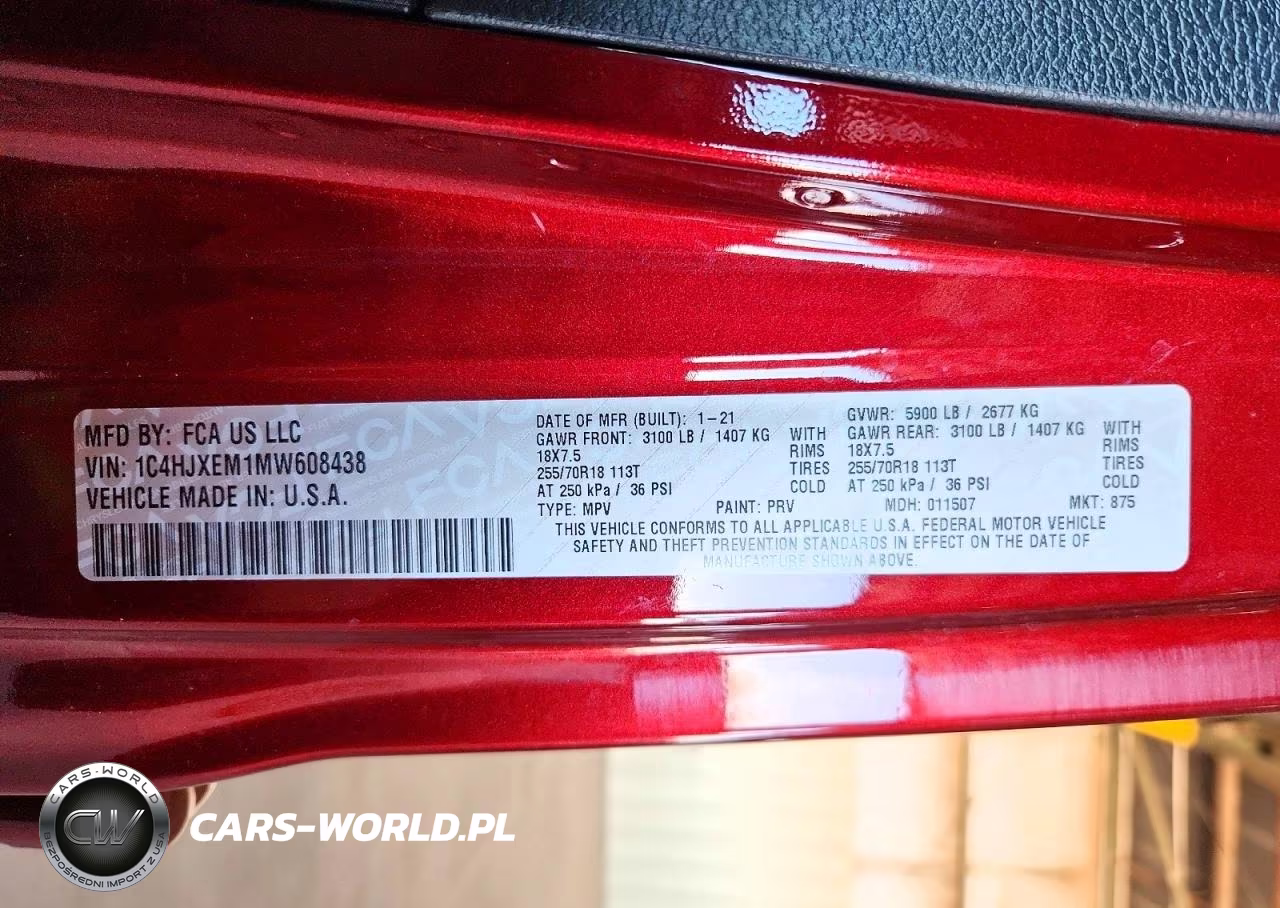 2021 Jeep Wrangler Unlimited Sahara VIN:1C4HJXEM1MW608438 - 12