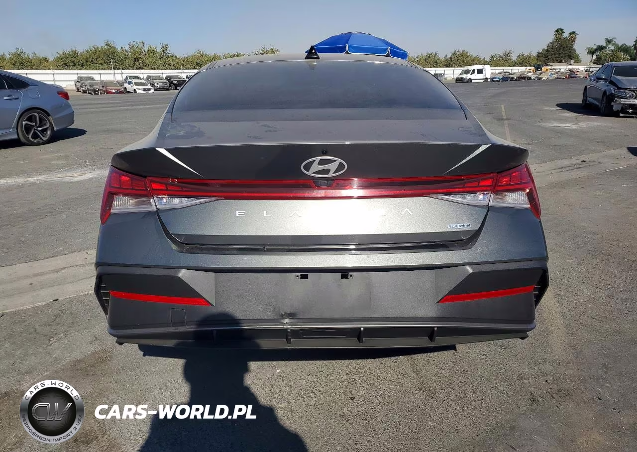 2026 Hyundai Elantra Hybrid Blue VIN:KMHLM4DJ3TU185164 - 6
