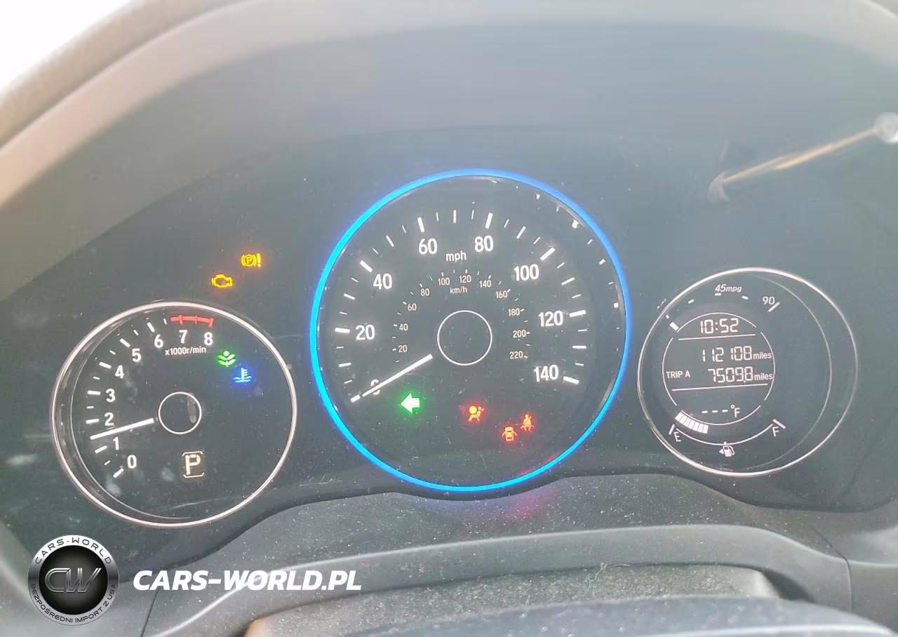 2019 Honda Hr-V Lx VIN:3CZRU5H34KM728907 - 9