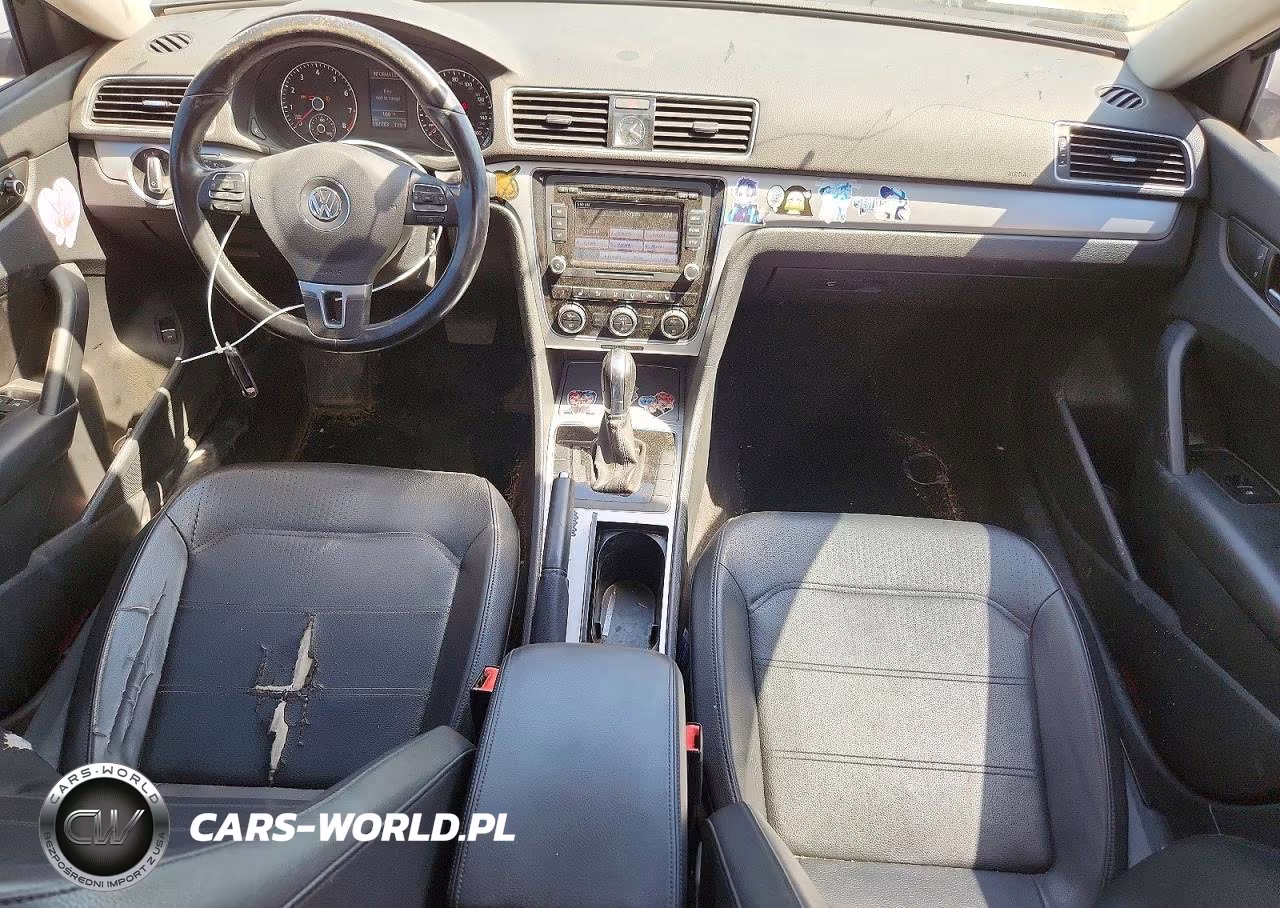 2012 Volkswagen Passat Se VIN:1VWBP7A3XCC052838 - 8