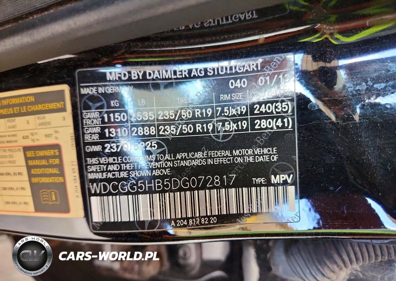 2013 Mercedes-Benz Glk 350 VIN:WDCGG5HB5DG072817 - 13