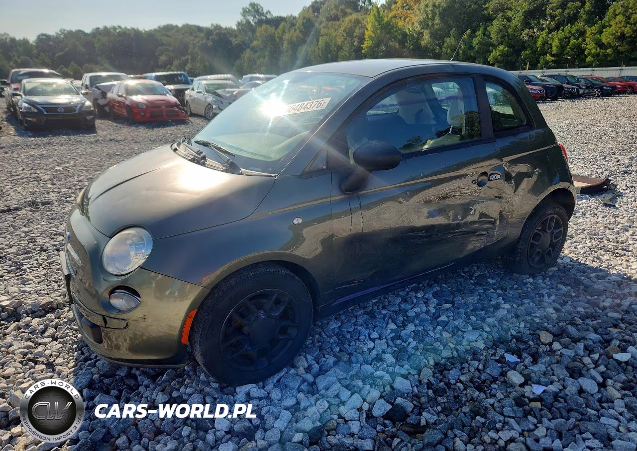 2012 Fiat 500 Pop VIN:3C3CFFAR3CT383701 - 1