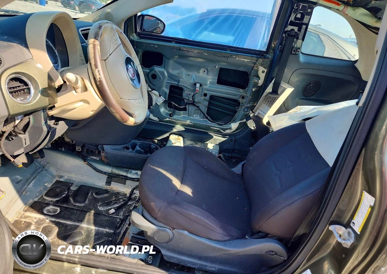 2012 Fiat 500 Pop VIN:3C3CFFAR3CT383701 - 7