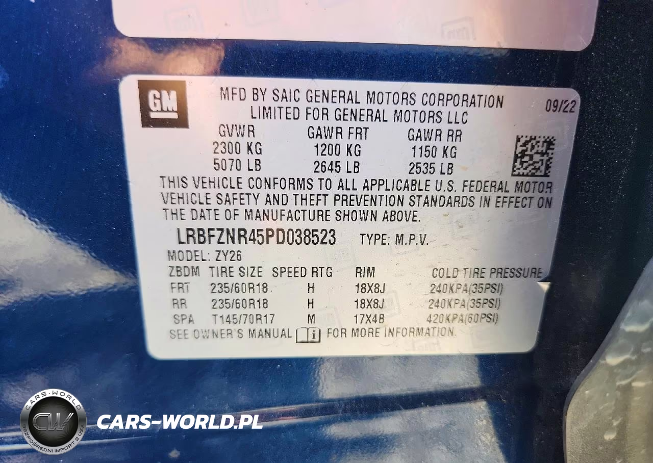2023 Buick Envision Essence VIN:LRBFZNR45PD038523 - 14