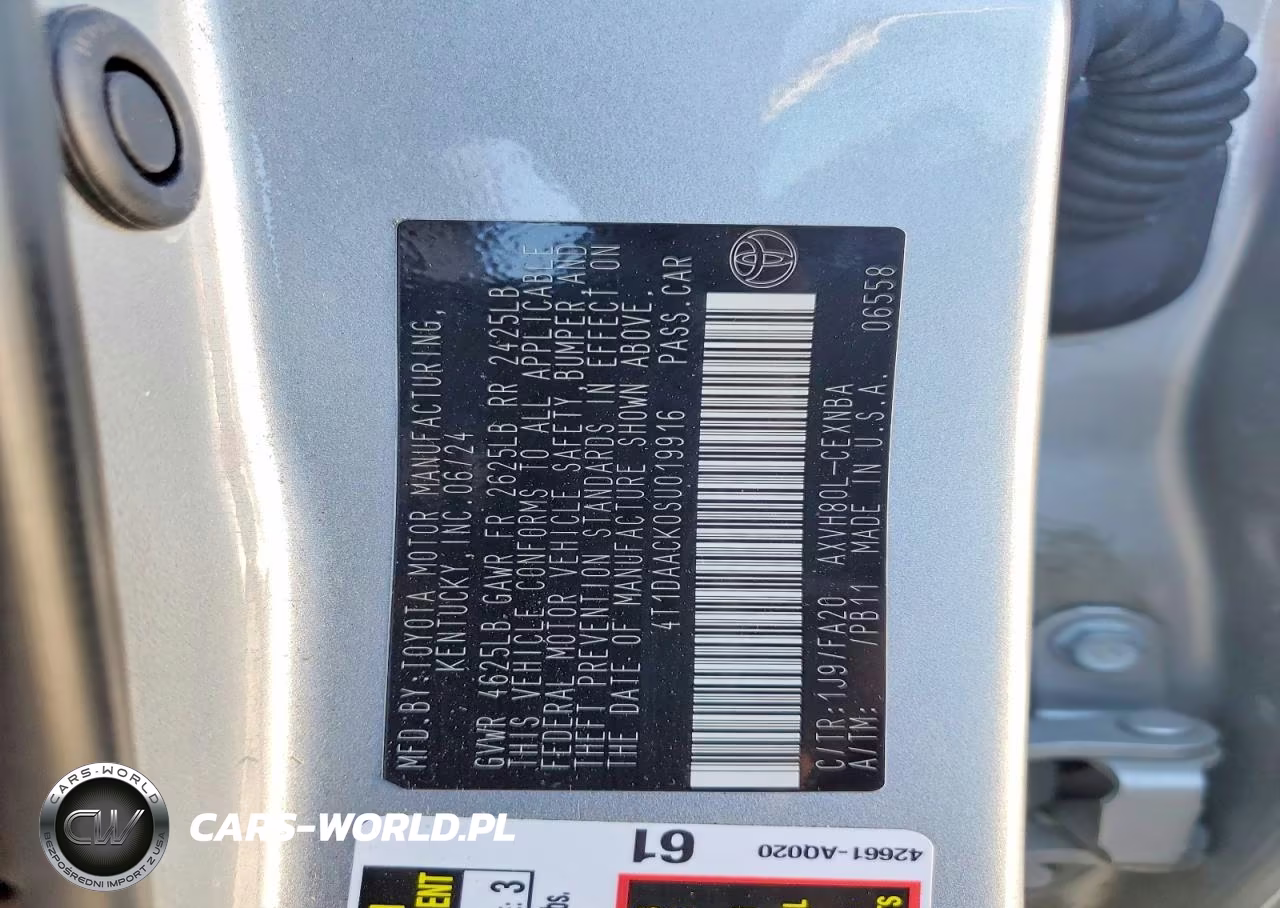 2025 Toyota Camry Le VIN:4T1DAACK0SU019916 - 12