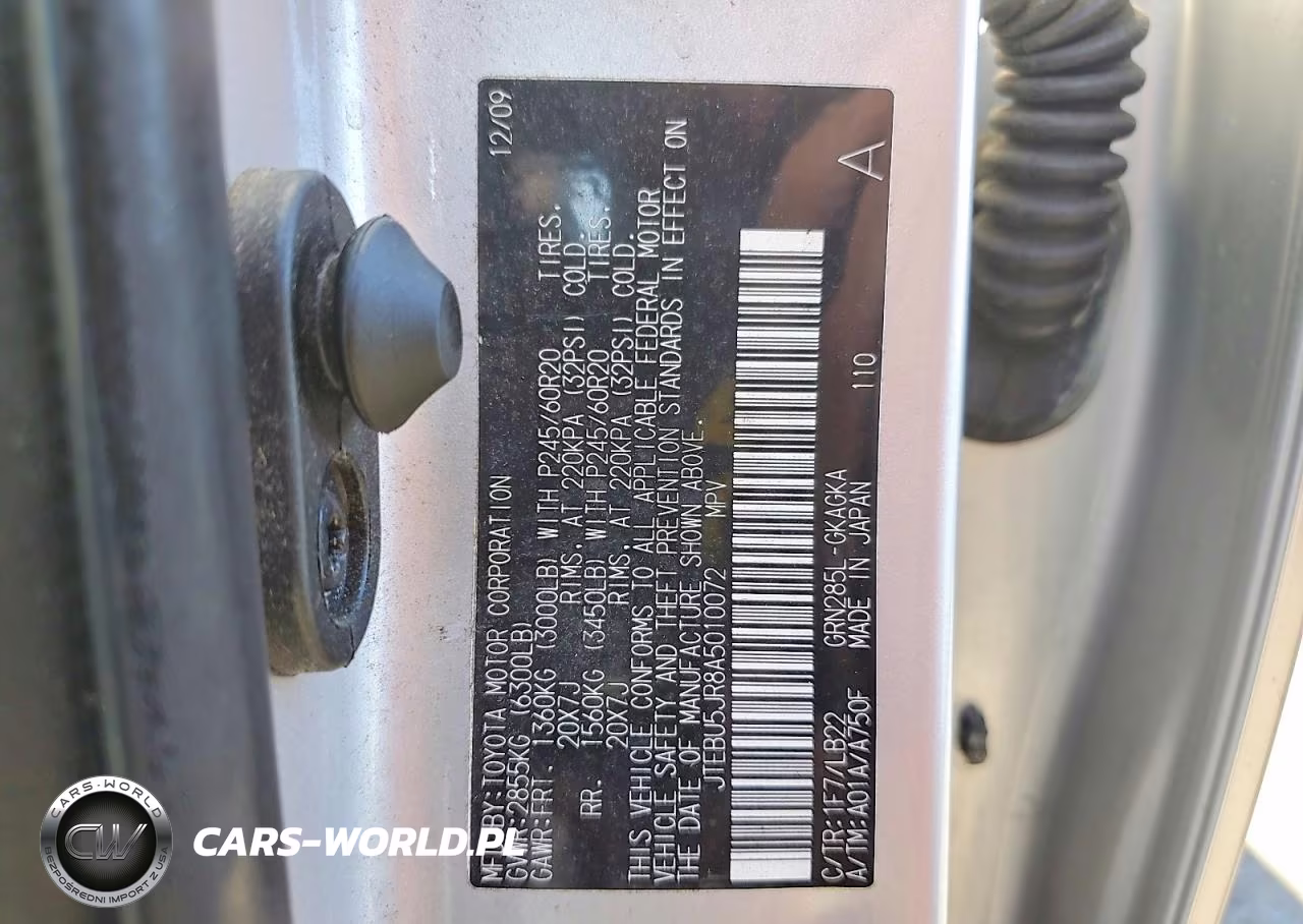 2010 Toyota 4Runner Limited VIN:JTEBU5JR8A5010072 - 14
