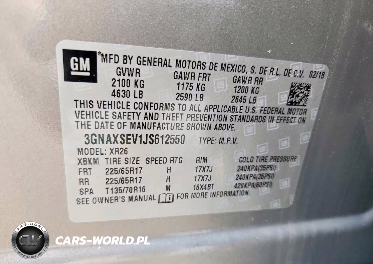 2018 Chevrolet Equinox Lt VIN:3GNAXSEV1JS612550 - 13