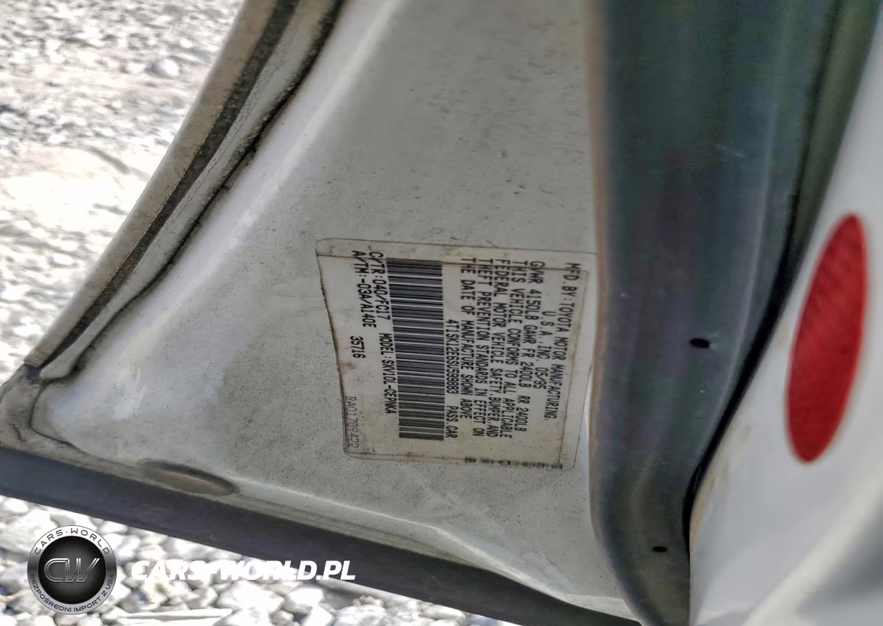 1995 Toyota Camry Le VIN:4T1SK12E6SU599883 - 12