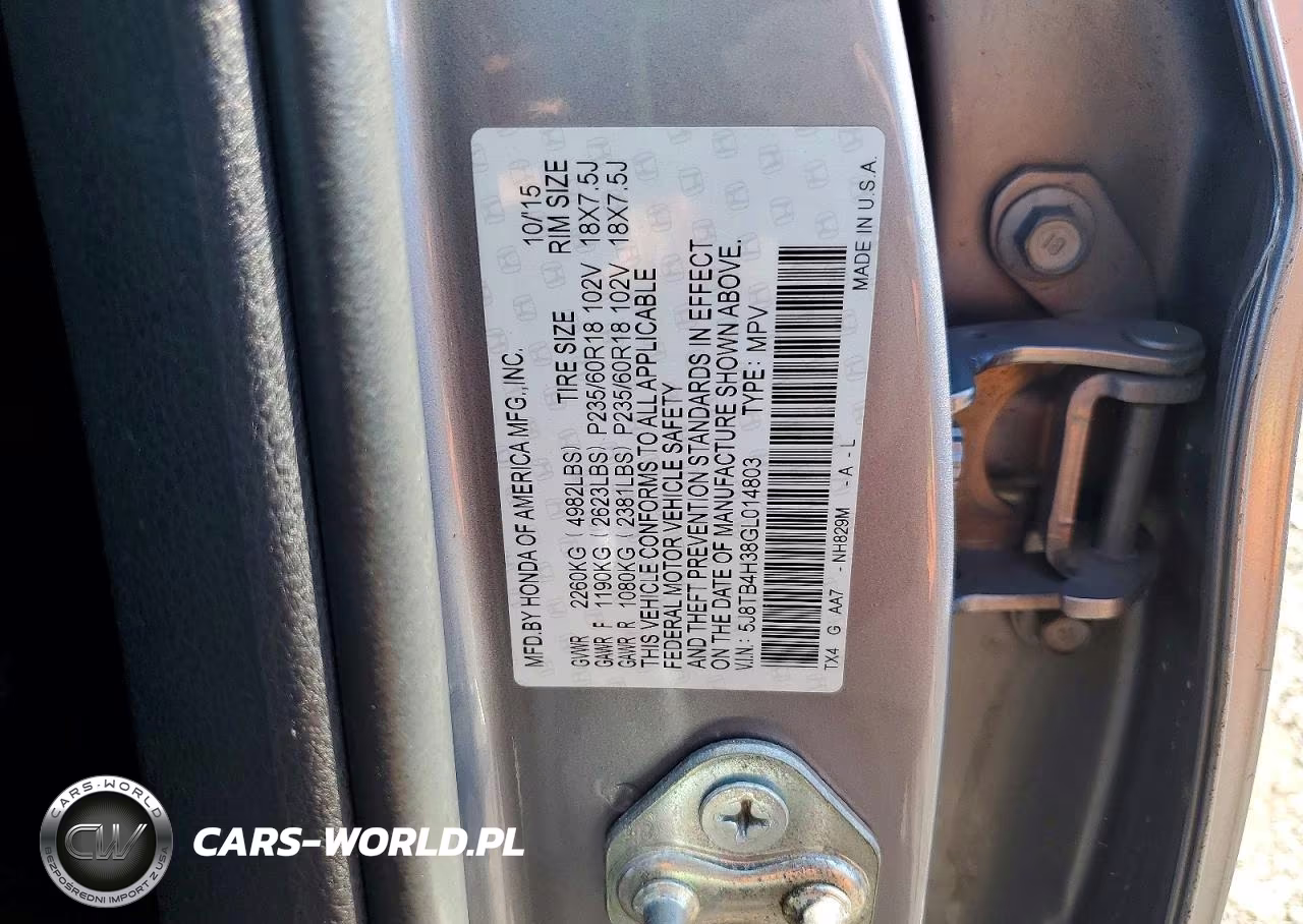 2016 Acura Rdx VIN:5J8TB4H38GL014803 - 14