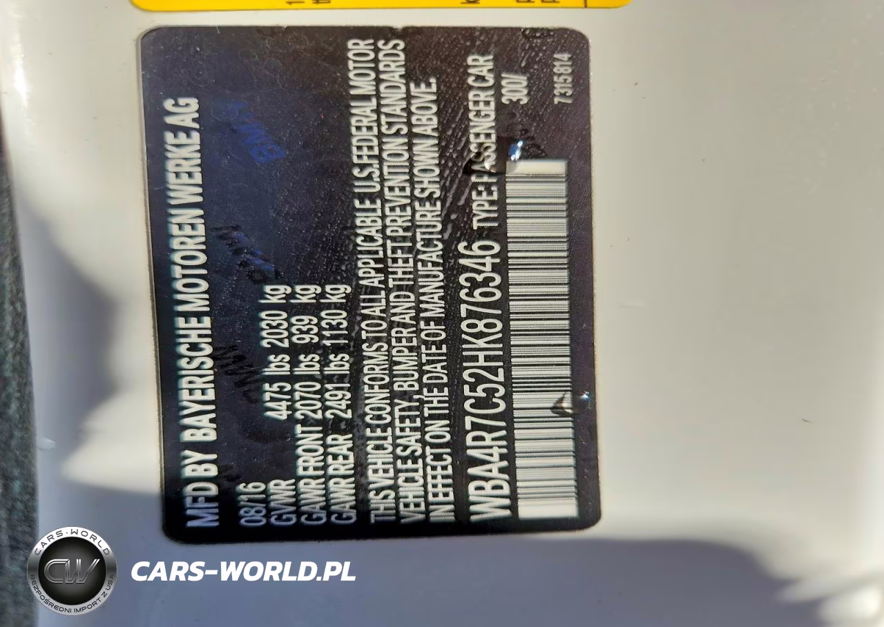 2017 BMW 430I VIN:WBA4R7C52HK876346 - 12