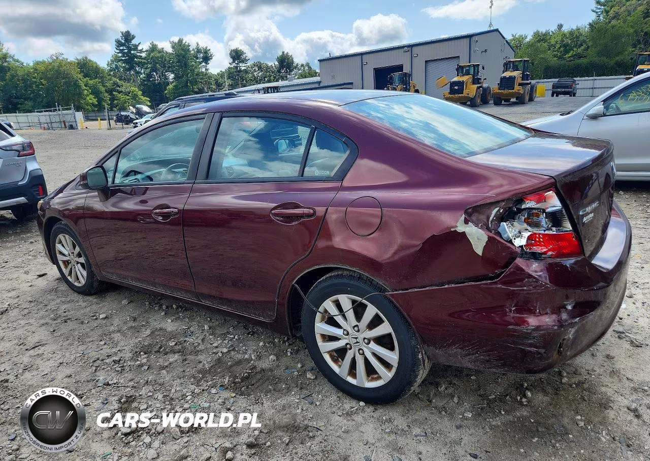 2012 Honda Civic Exl VIN:19XFB2F95CE072670 - 2