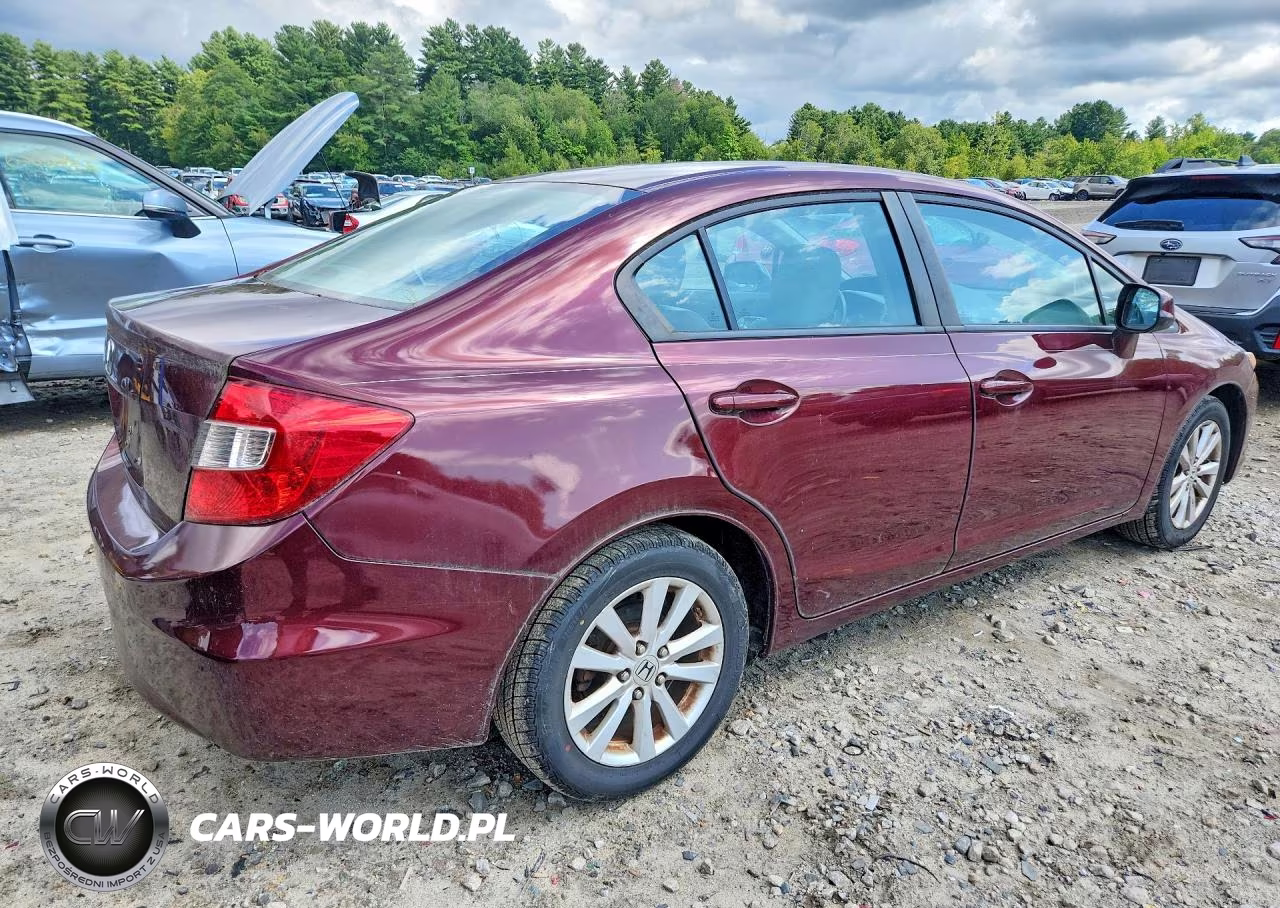 2012 Honda Civic Exl VIN:19XFB2F95CE072670 - 3