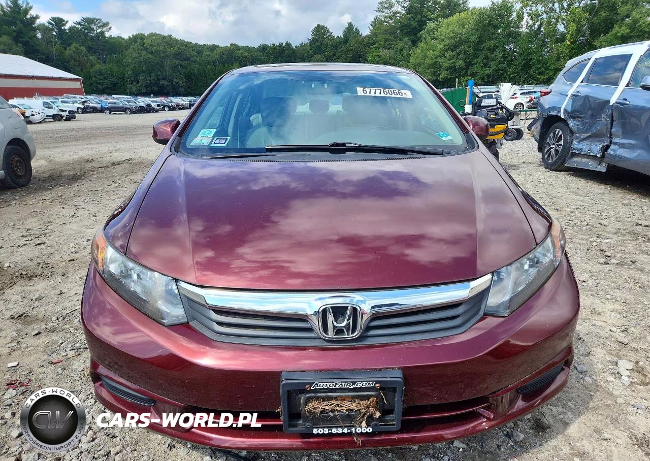 2012 Honda Civic Exl VIN:19XFB2F95CE072670 - 5