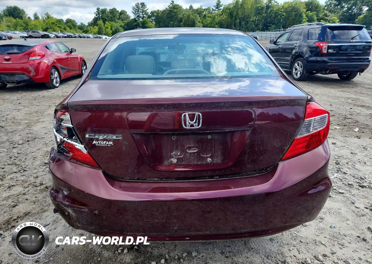 2012 Honda Civic Exl VIN:19XFB2F95CE072670 - 6