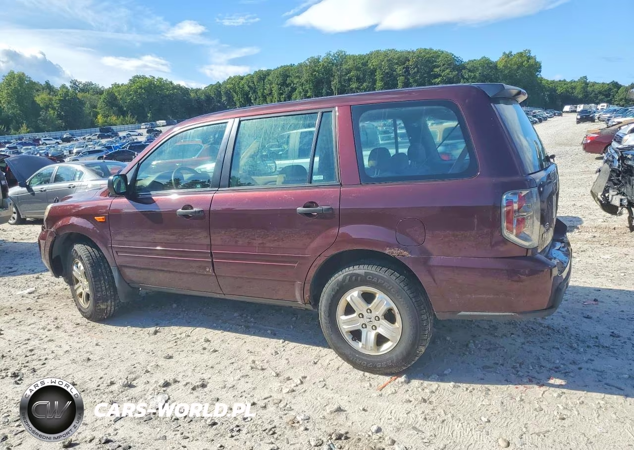 2007 Honda Pilot Lx VIN:2HKYF18117H537803 - 2