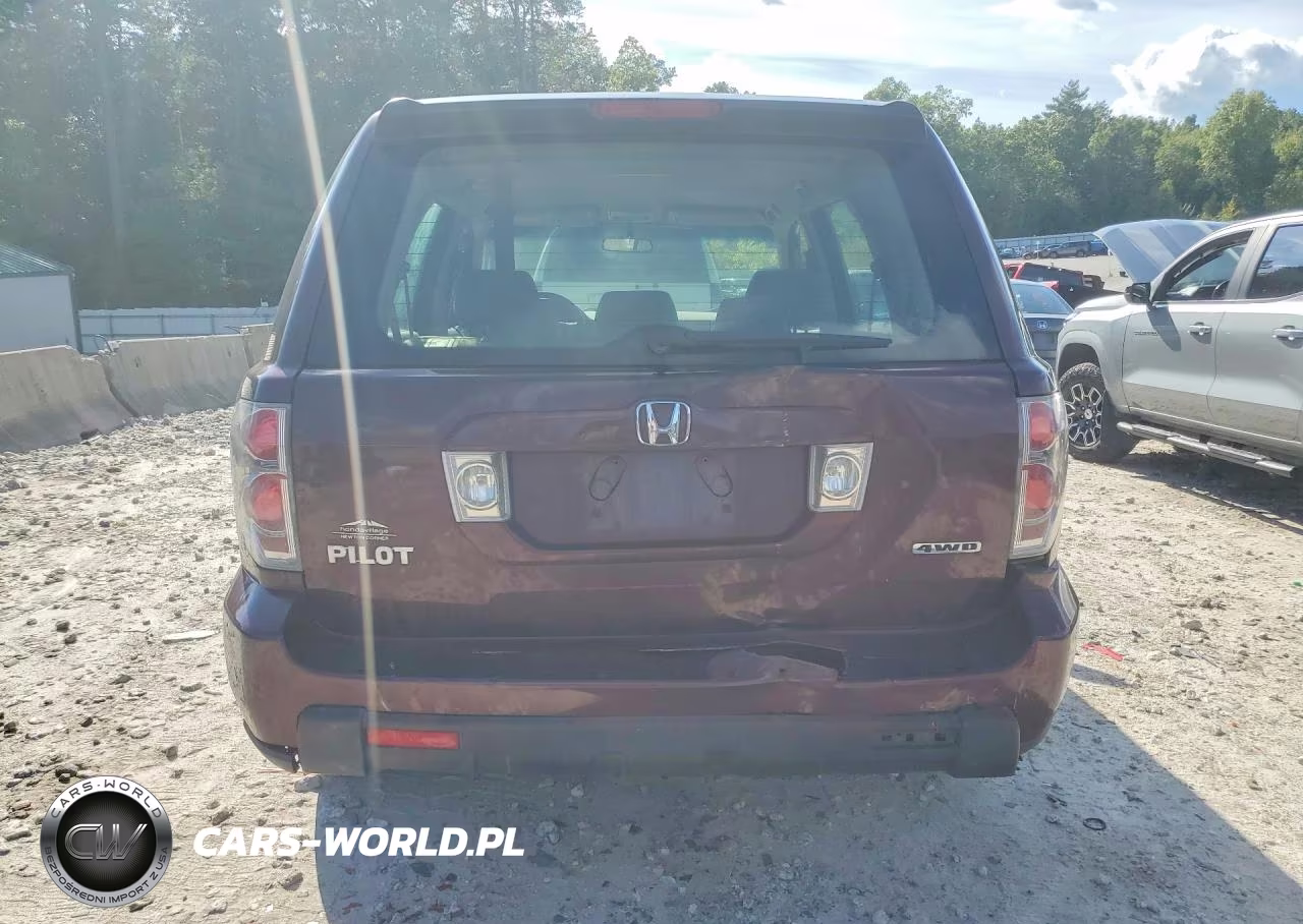 2007 Honda Pilot Lx VIN:2HKYF18117H537803 - 6