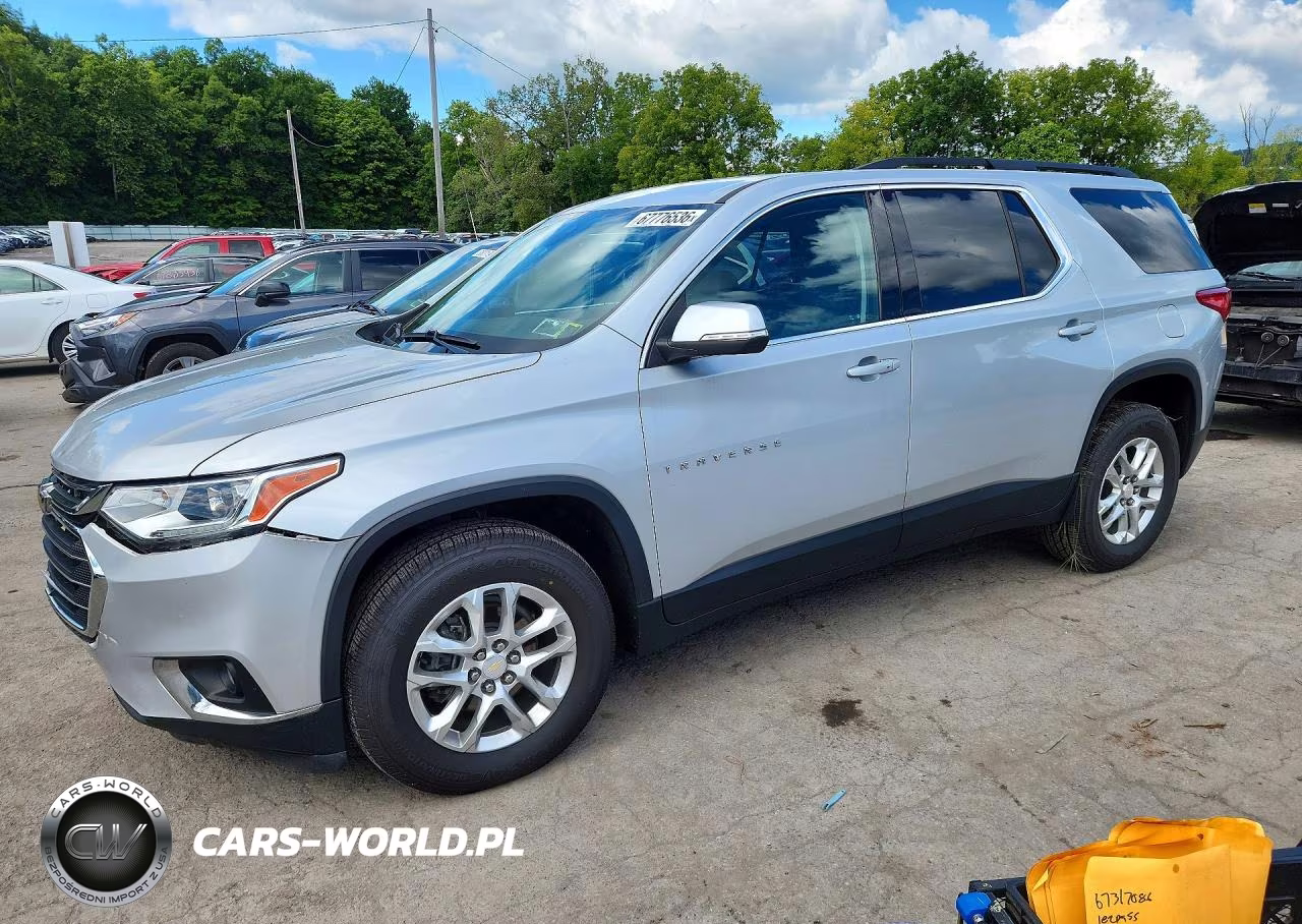 2021 Chevrolet Traverse Lt VIN:1GNEVHKW6MJ123607 - 1