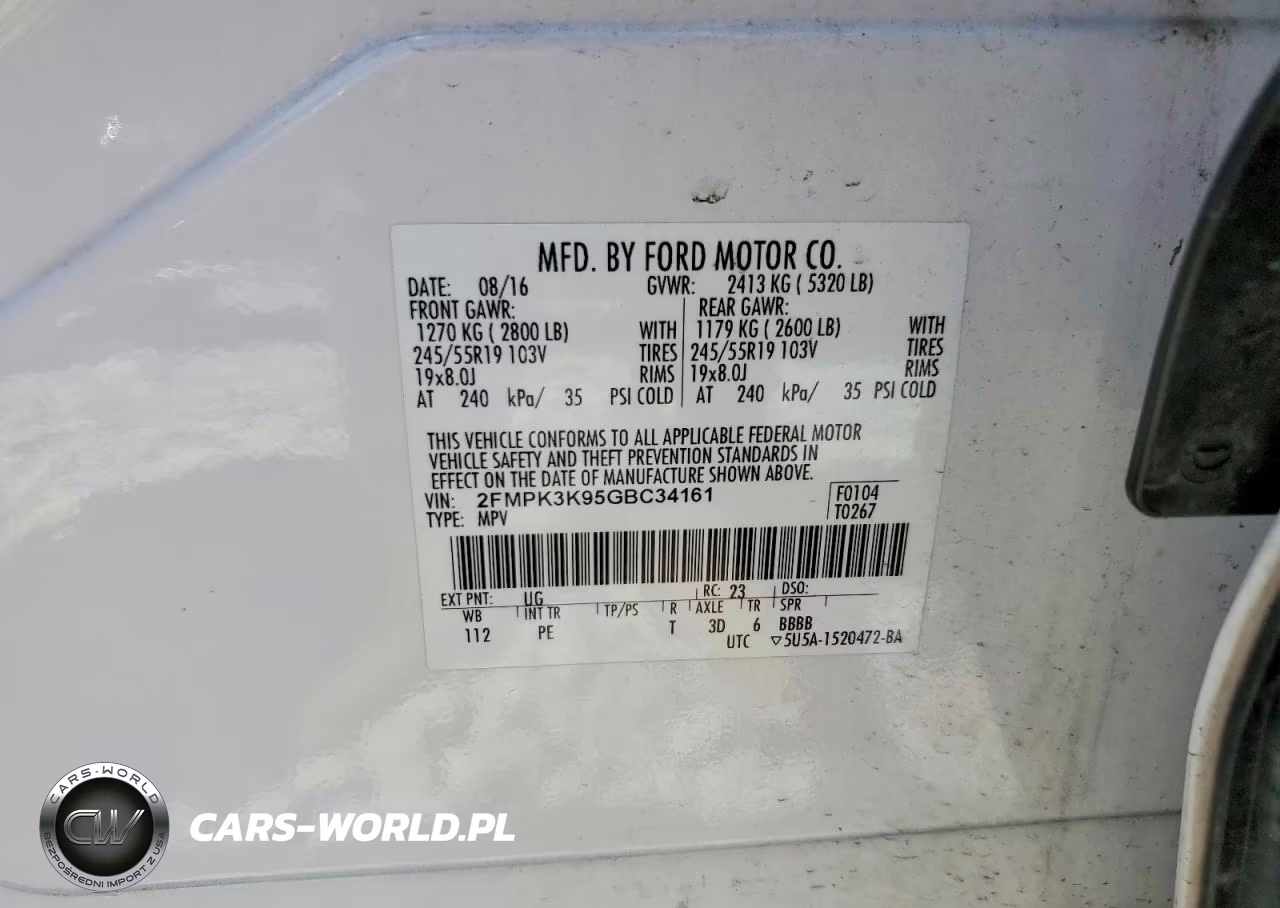 2016 Ford Edge Titanium VIN:2FMPK3K95GBC34161 - 13