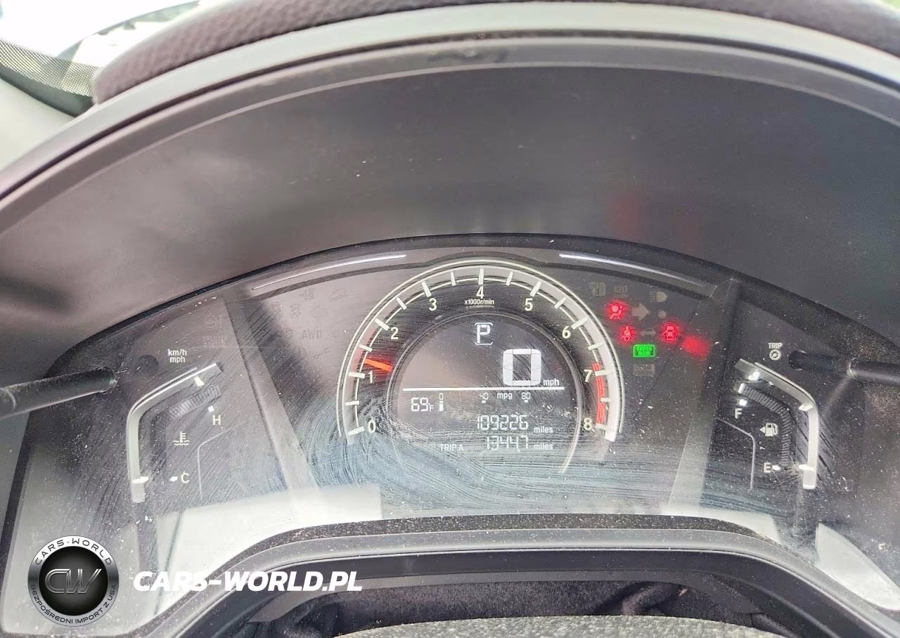 2017 Honda Cr-V Lx VIN:2HKRW6H39HH221554 - 9