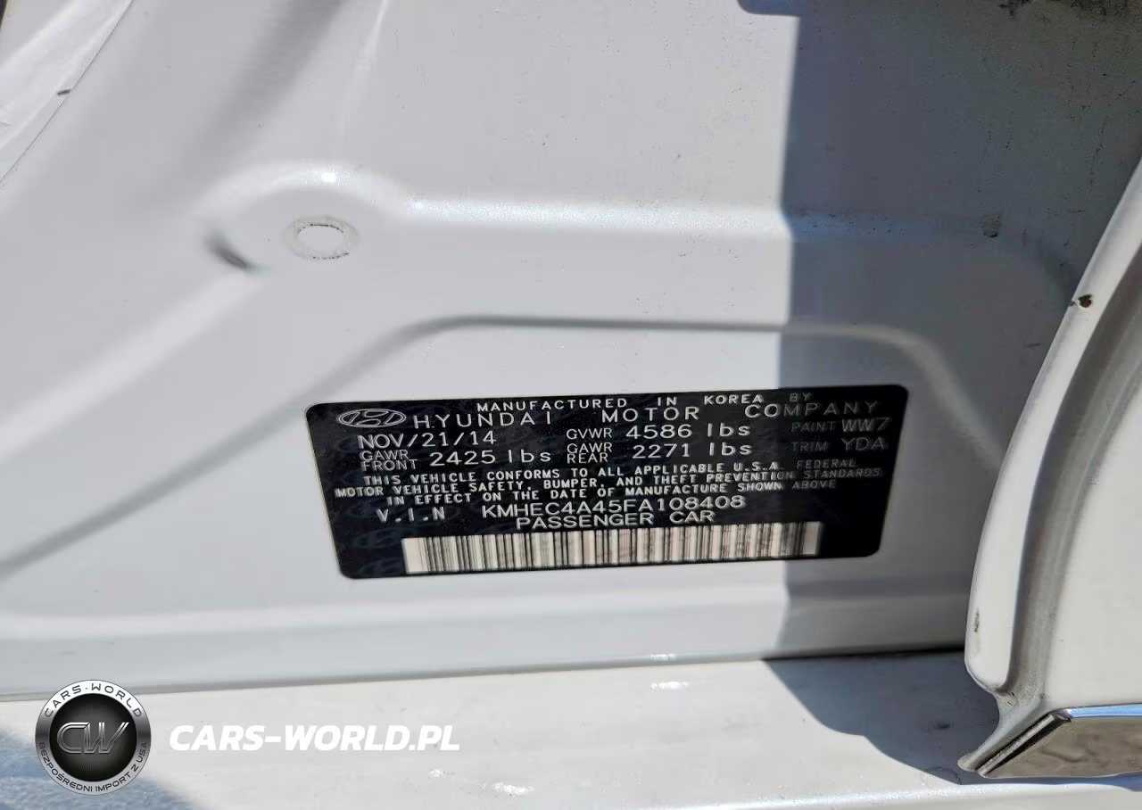 2015 Hyundai Sonata Hybrid Limited VIN:KMHEC4A45FA108408 - 12