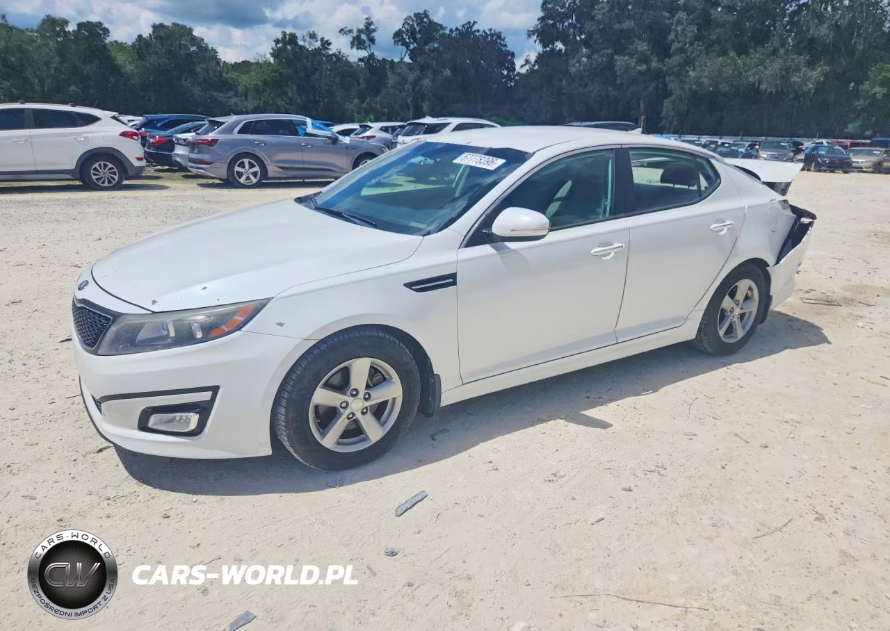 2015 Kia Optima Lx VIN:5XXGM4A70FG390028 - 1