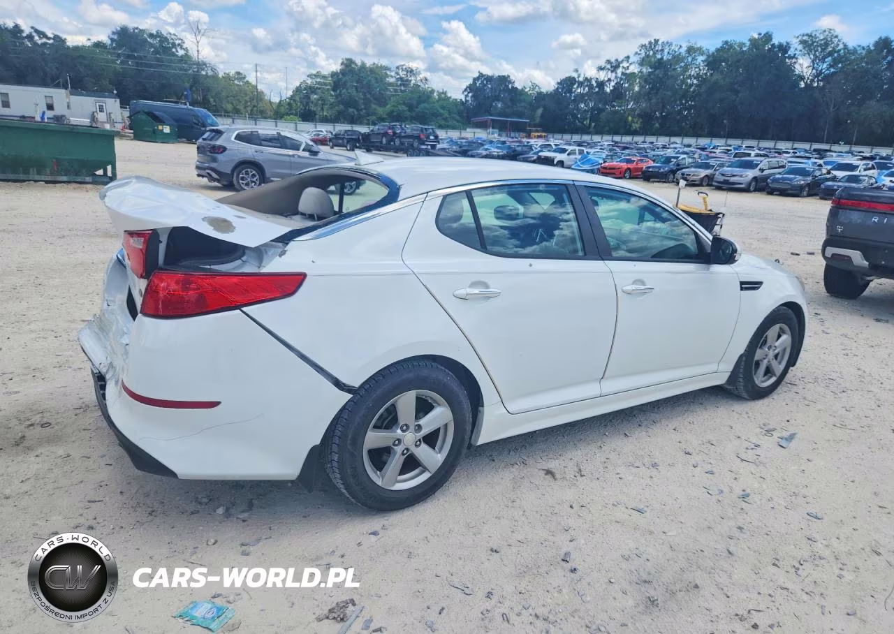 2015 Kia Optima Lx VIN:5XXGM4A70FG390028 - 3