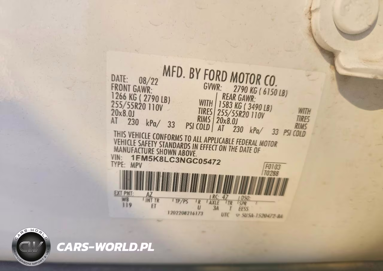 2022 Ford Explorer King Ranch VIN:1FM5K8LC3NGC05472 - 13