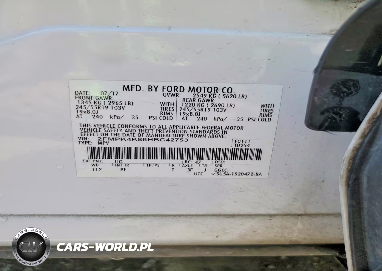 2017 Ford Edge Titanium VIN:2FMPK4K86HBC42753 - 13