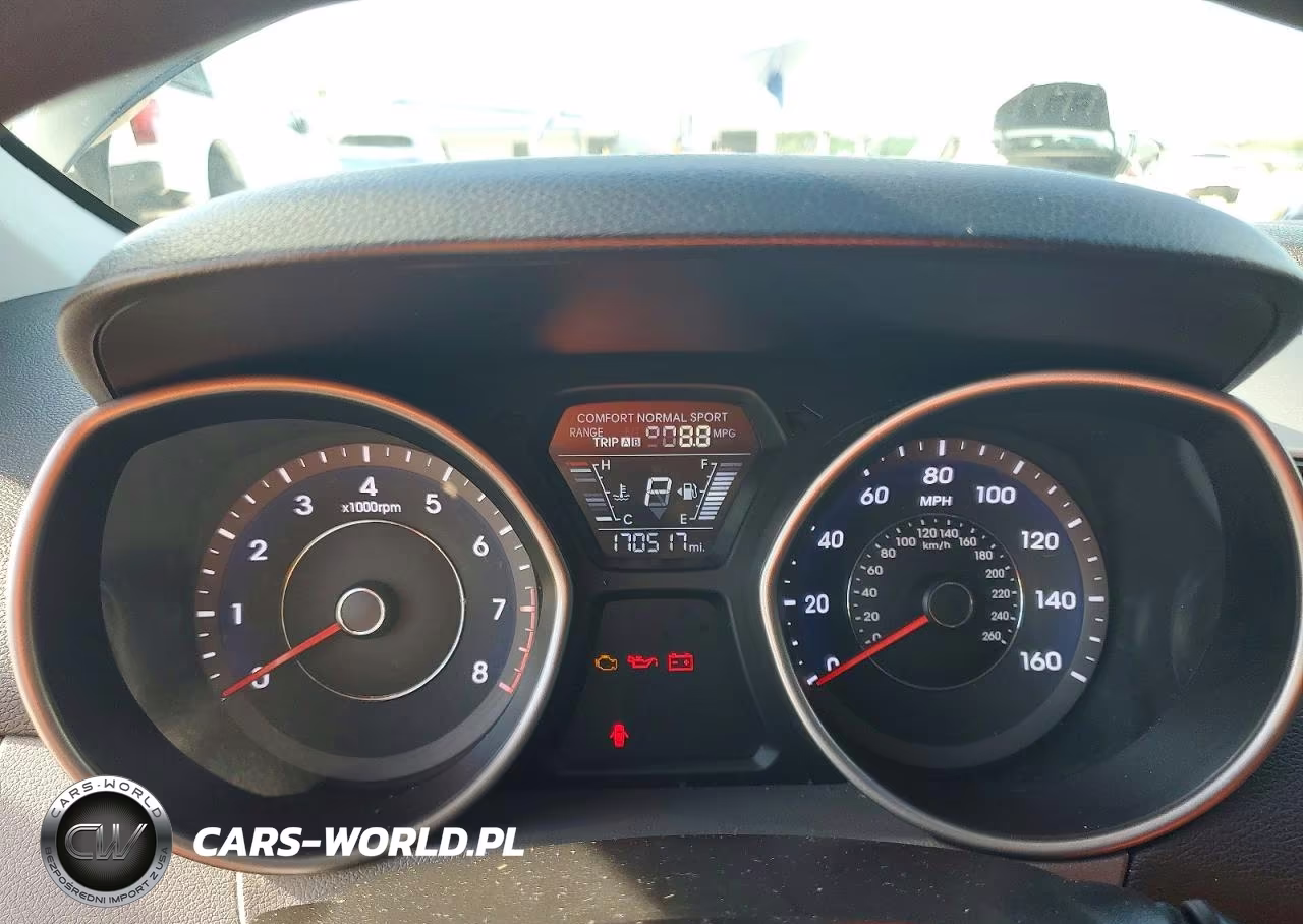 2015 Hyundai Elantra Se VIN:5NPDH4AEXFH575004 - 9