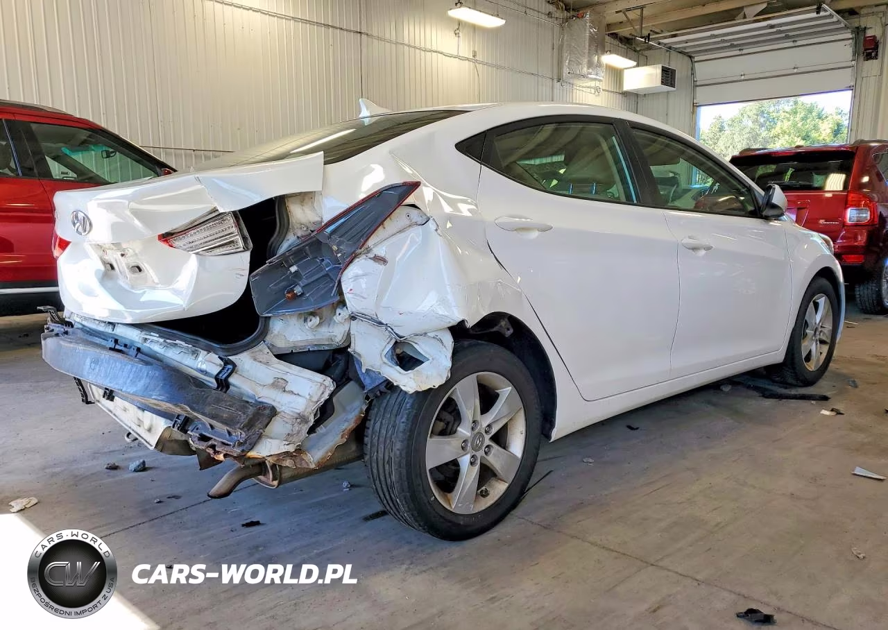 2012 Hyundai Elantra Gls VIN:5NPDH4AE3CH126307 - 3