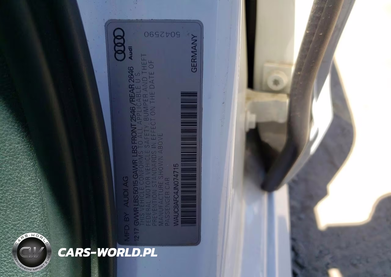 2018 Audi A6 Premium VIN:WAUC8AFC4JN074715 - 12