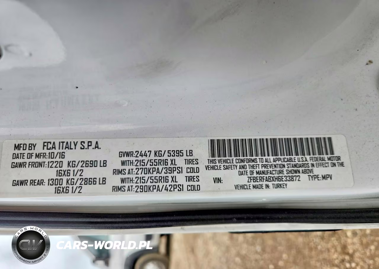 2017 Ram Promaster City Delivery Van VIN:ZFBERFABXH6E33872 - 12