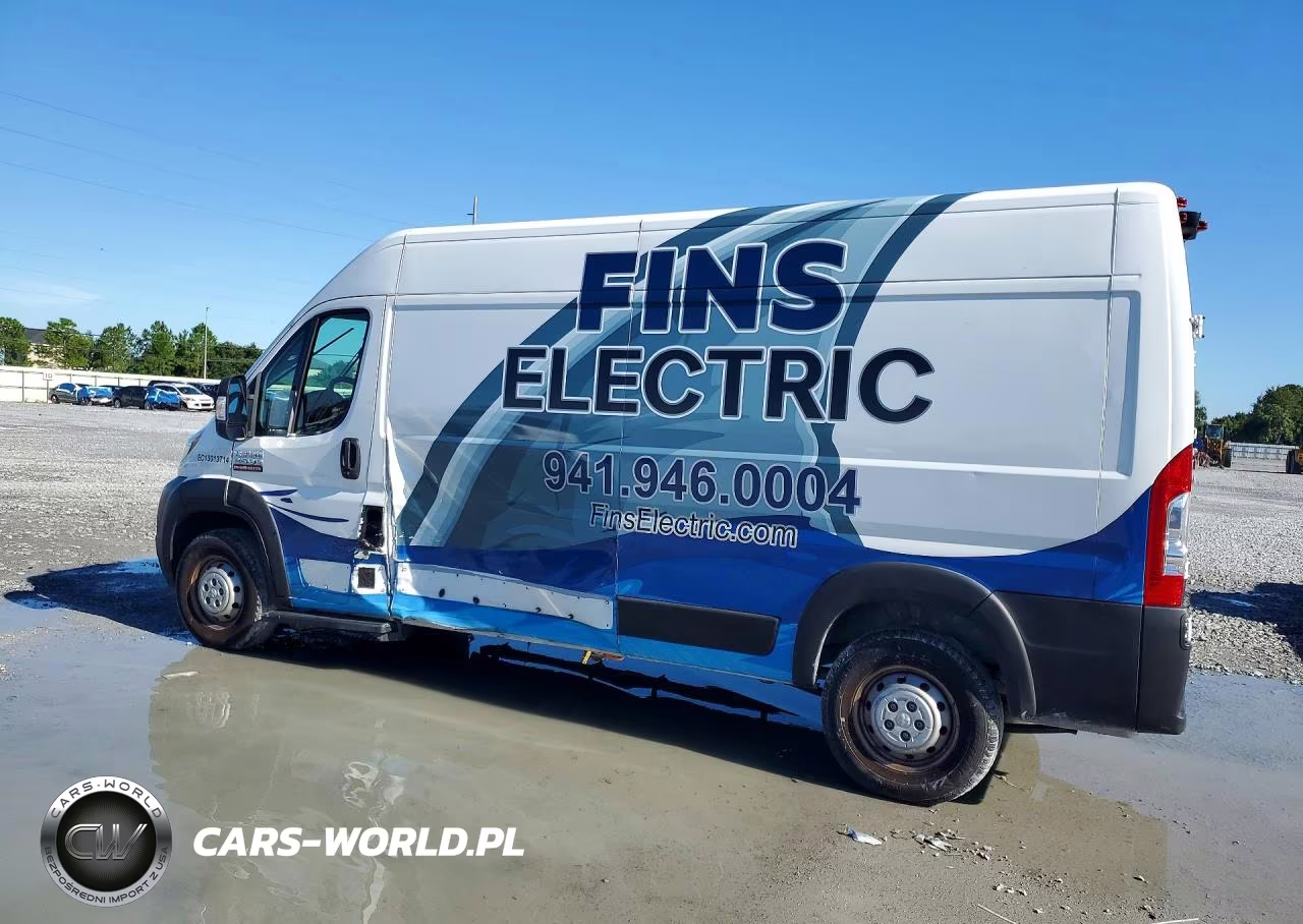 2022 Ram Promaster 2500 Delivery Van VIN:3C6LRVDG9NE110543 - 2