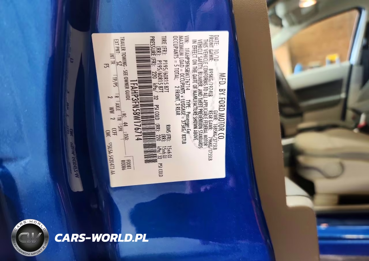 2011 Ford Focus Se VIN:1FAHP3FN5BW176714 - 12