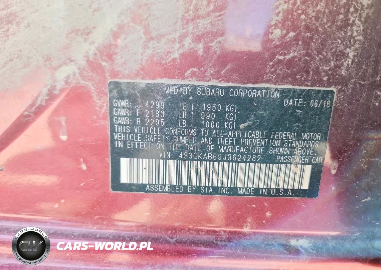 2018 Subaru Impreza Premium VIN:4S3GKAB69J3624282 - 12