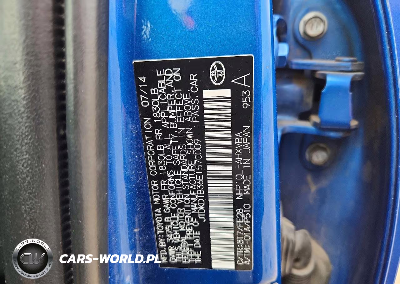 2014 Toyota Prius C One VIN:JTDKDTB36E1570009 - 12