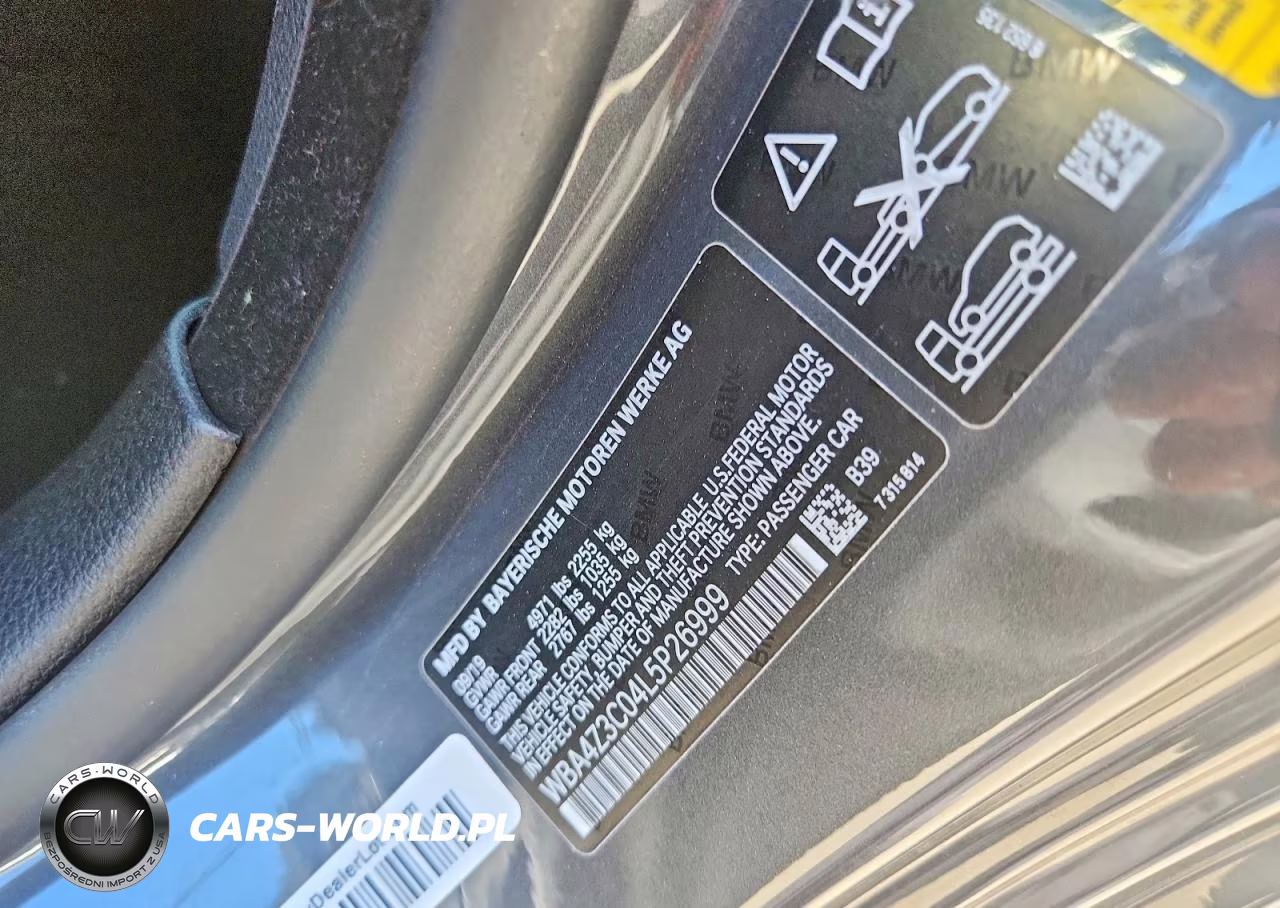 2020 BMW 430Xi VIN:WBA4Z3C04L5P26999 - 12