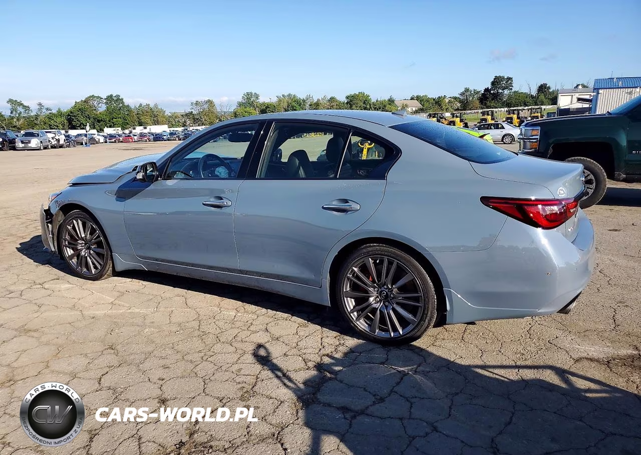 2023 Infiniti Q50 Red Sport 400 VIN:JN1FV7DR0PM590624 - 2