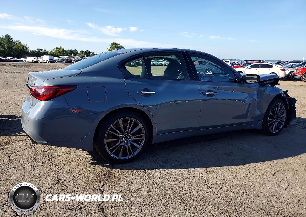 2023 Infiniti Q50 Red Sport 400 VIN:JN1FV7DR0PM590624 - 3