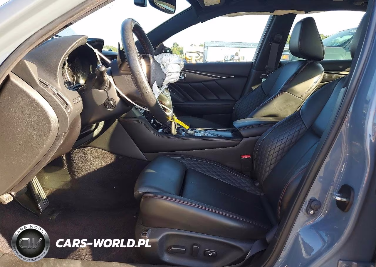 2023 Infiniti Q50 Red Sport 400 VIN:JN1FV7DR0PM590624 - 7