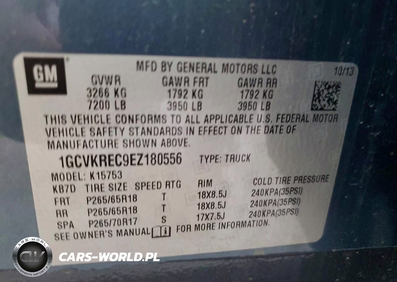 2014 Chevrolet Silverado K1500 Lt VIN:1GCVKREC9EZ180556 - 12