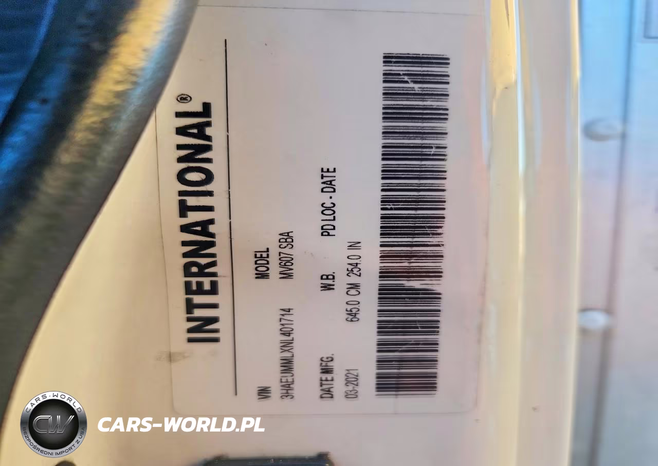 2022 International Mv607 Box Truck VIN:3HAEUMMLXNL401714 - 11
