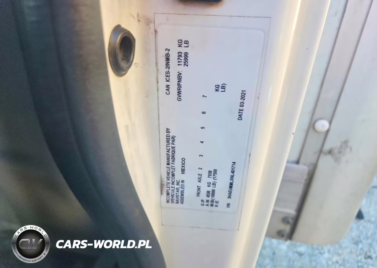 2022 International Mv607 Box Truck VIN:3HAEUMMLXNL401714 - 12