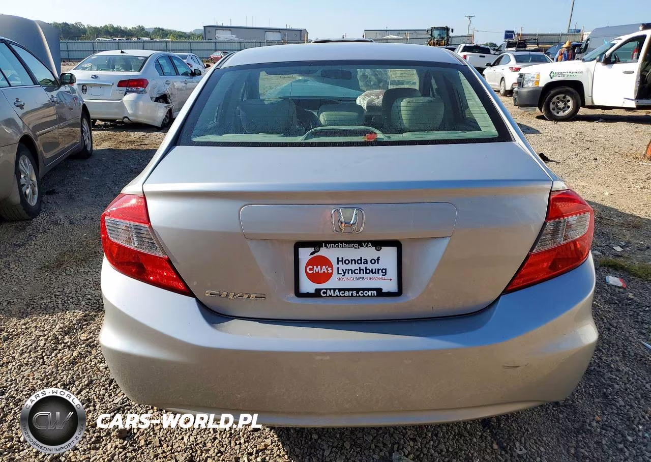 2012 Honda Civic Exl VIN:2HGFB2F94CH308618 - 6