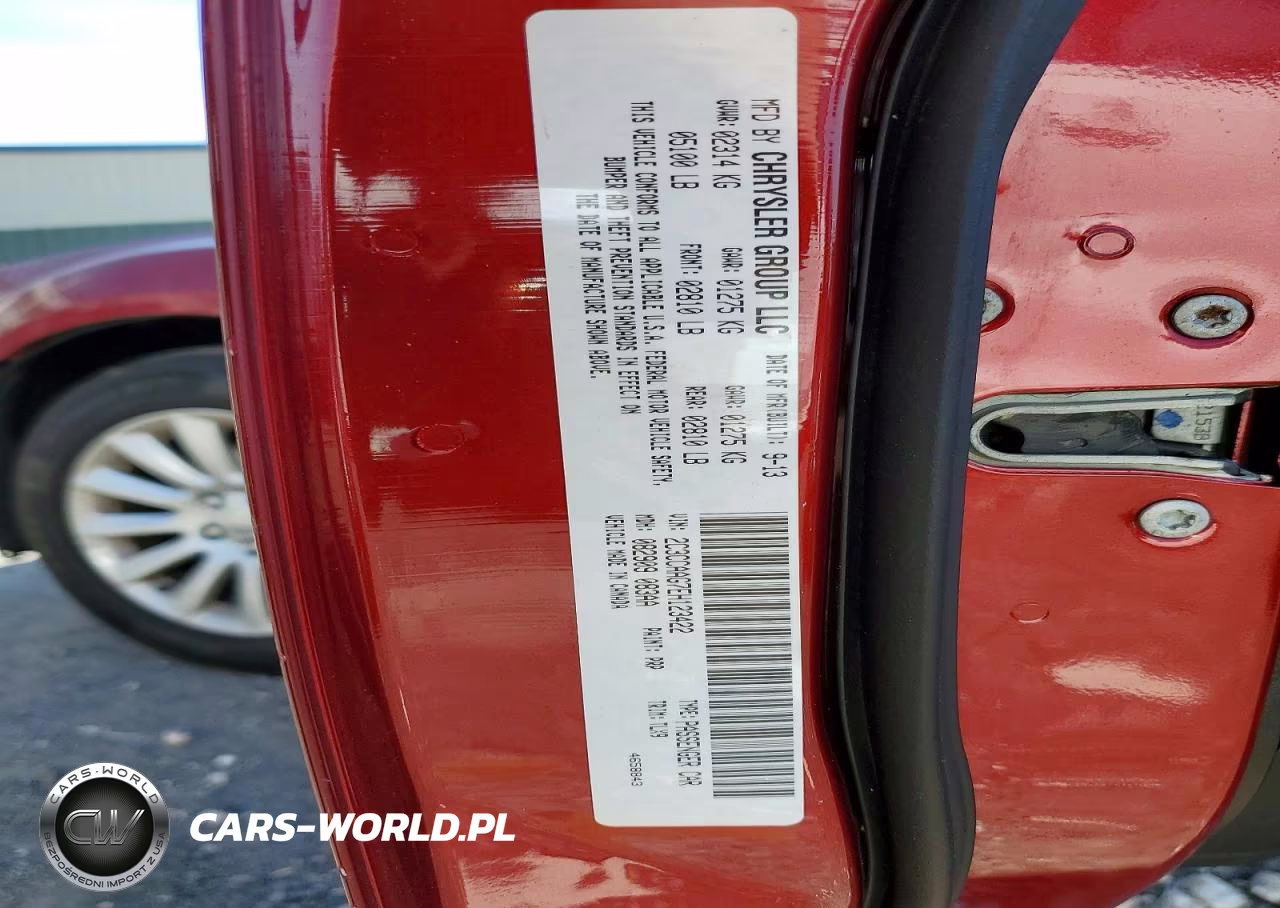 2014 Chrysler 300 VIN:2C3CCAAG7EH123422 - 12