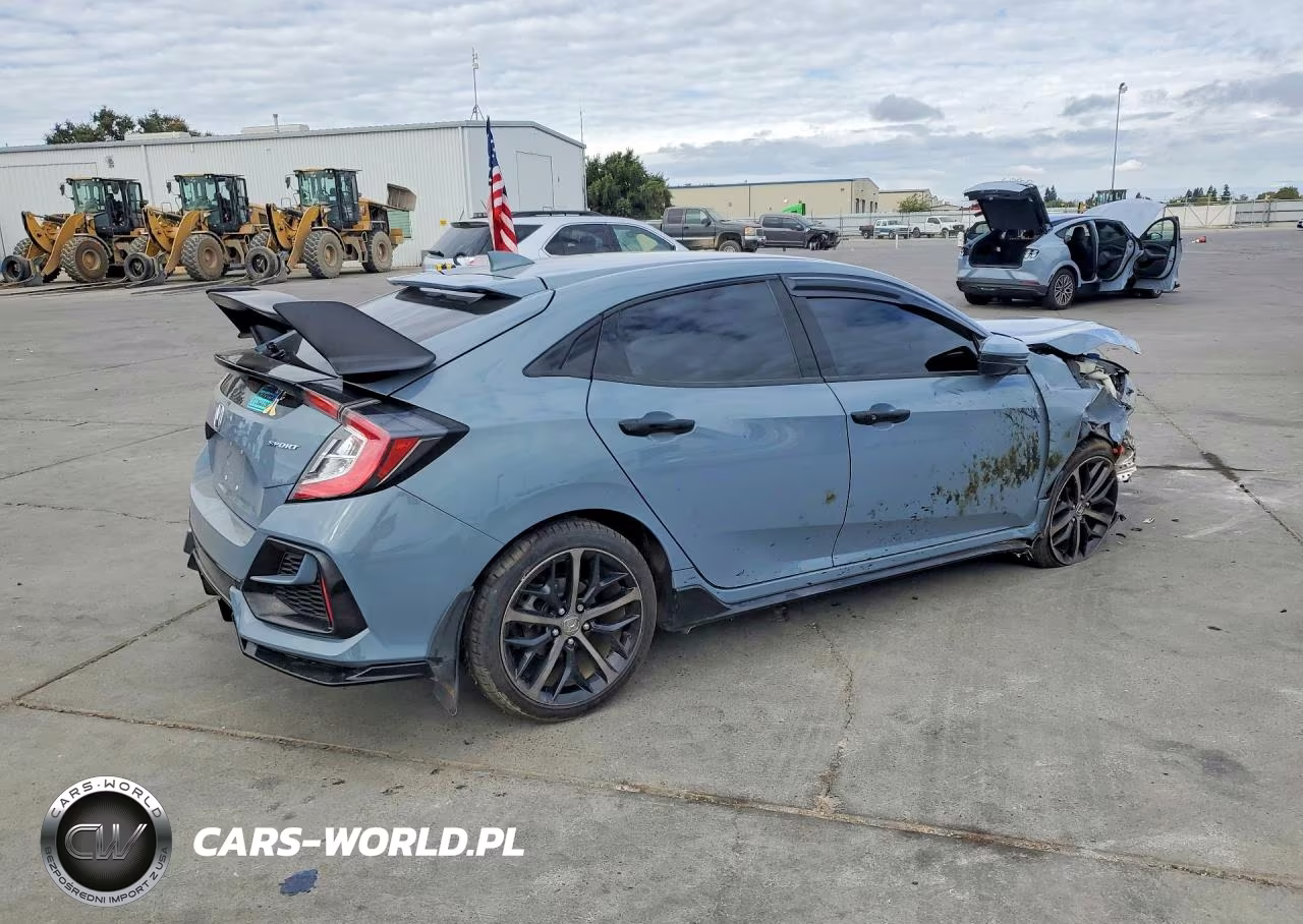 2021 Honda Civic Sport VIN:SHHFK7H46MU422414 - 3